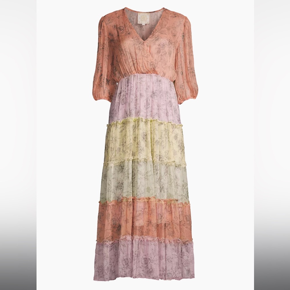 Johnny Was Jade Liza MIDI Dress Size Large